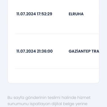 Aras Kargo Kocaeli Transfer Merkezi Şikayet