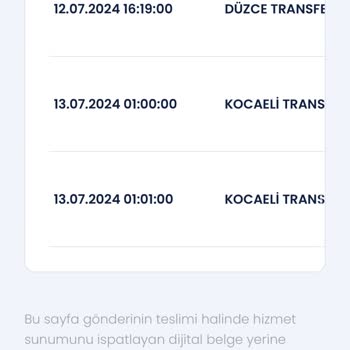 Aras Kargo Kocaeli Transfer Merkezi Şikayet