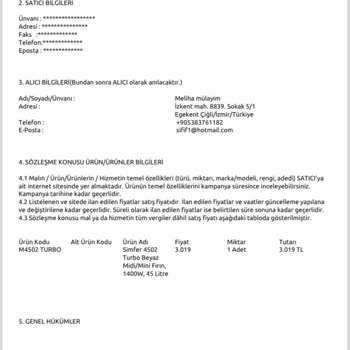 Simfer, Sitesinden Satın Aldığım Ürünü Tarafıma Göndermiyor