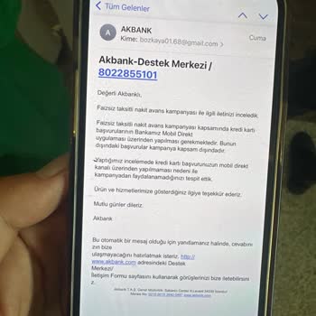 Akbank Faizsiz Kredi Yalanı