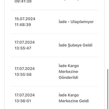 Bir Günde Kargo Firması Hayal Kırıklığı