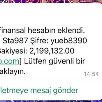 WhatsApp +62 Numaradan Gelen Mesaj USDT Bakiyesi