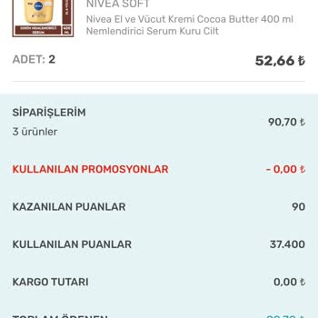 Watsons Kargomu Teslim Etmedi Ve Kampanyadaki Puanlarımı Yüklemedi.