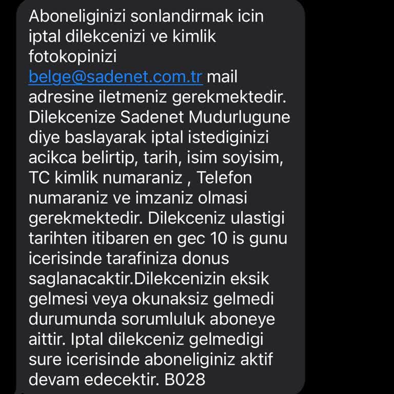 Sadenet Kullandım Pişman Oldum.