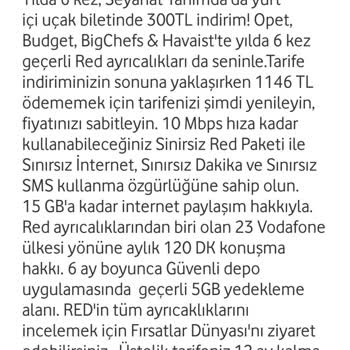 Vodafone Uygun Tarife İçin
