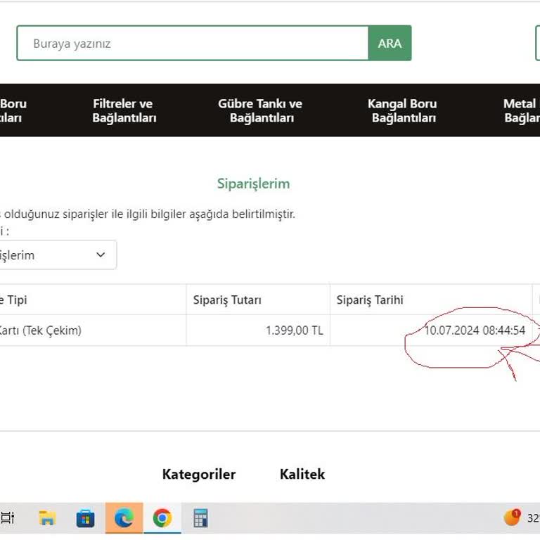Kalitek Ürün Göndermiyor Para İadesi Yapmıyor.
