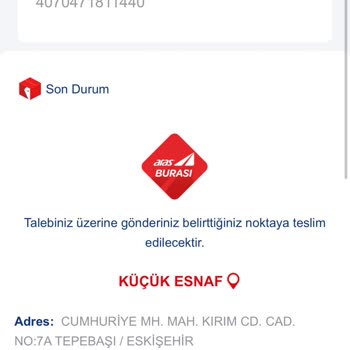 Aras Kargo Teslimat Sorunu Sistemsel Problemler