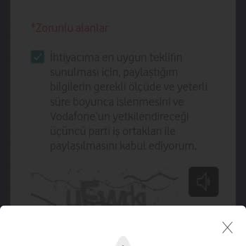 Vodafone FreeZone Beklenmedik Bir Hata İle Karşılaştık