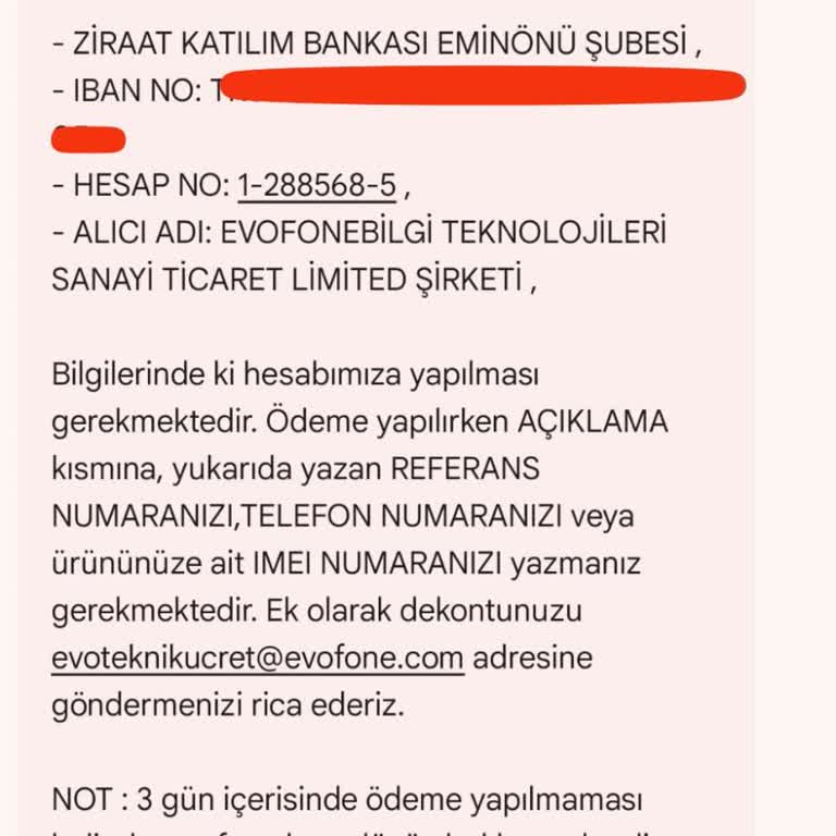 Xiaomi Yetkili Servis (Evofone) Garantili Ürüne Ücret Talep Ediyor