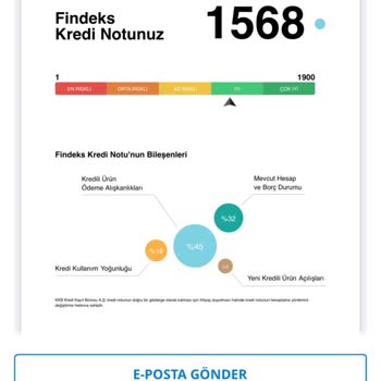 Findeks Puan Kredi Puanlarını Düşürmektedir