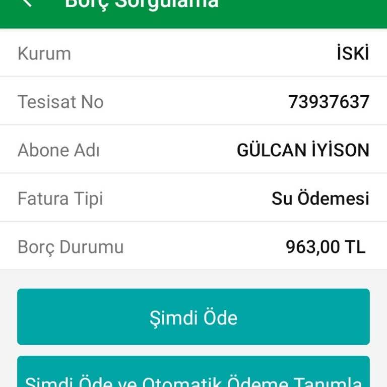 İBB - İstanbul Büyükşehir Belediyesi Yüksek Gelen Su Faturaları