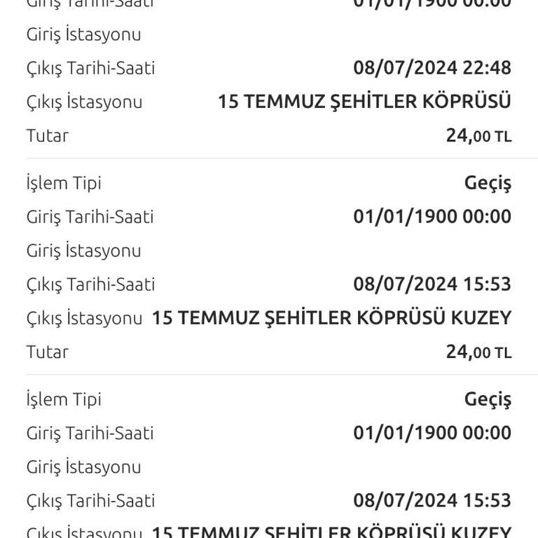 HGS Çift Çekim Hatası