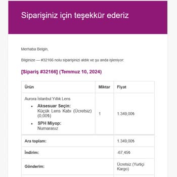 Lensimo Ödemesini Aldığı Ürünleri Göndermiyor Sipariş No 32166