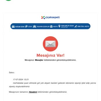 Çiçek Sepeti Siparişimi Zamanında Teslim Etmedi -Çözümsüz