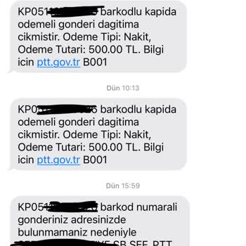 PTT Kargoyu Eve Teslim Etmiyor