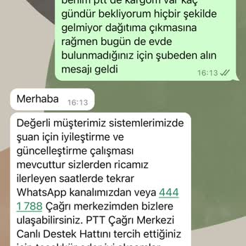 PTT Kargoyu Eve Teslim Etmiyor