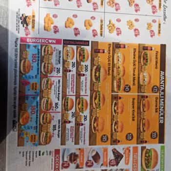 Ercan Burger Menüden Farklı Fiyat Politikası