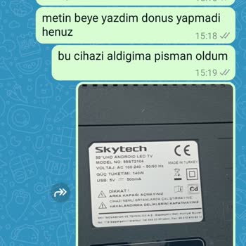 Skytech TV Bozuk Çıktı