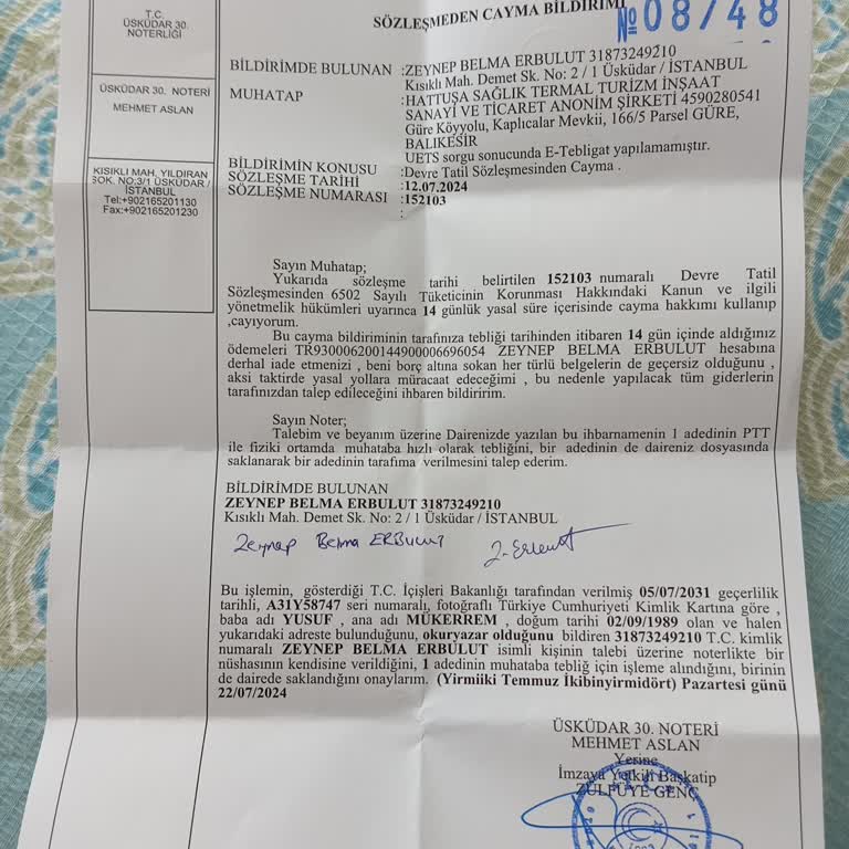 Hattuşa Vacation Termal Otel Üyelik Sistemi