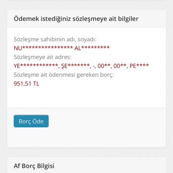 İSKİ ( Su ) Fatura İtiraz
