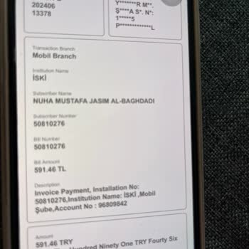 İSKİ ( Su ) Fatura İtiraz