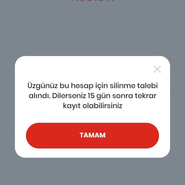 Algida Hesabımı Nasıl Geri Alabilirim