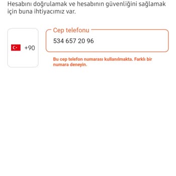 Yemeksepeti Hesabıma Telefon İle Giremiyorum