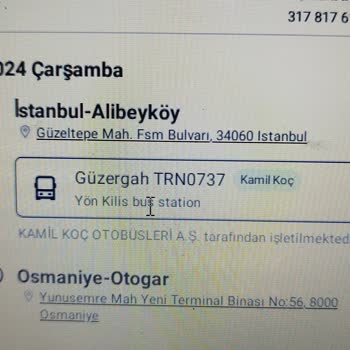 Kamil Koç Sigara İçilen Otobüs