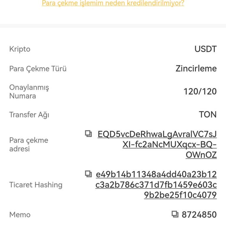 Okx TR Aktarma İşlemi Gelmedi
