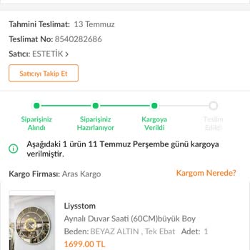 Trendyol Ve Aras Kargo İş Birliği Fiyasko 👎👎👎