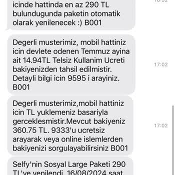 Türk Telekom İptal Olan Paketi Otomatik Yenileme