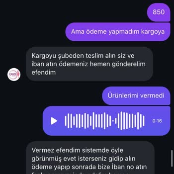 Cantazadem (Instagram) Yanlış Ürün Gönderimi Ve İade Sorunu