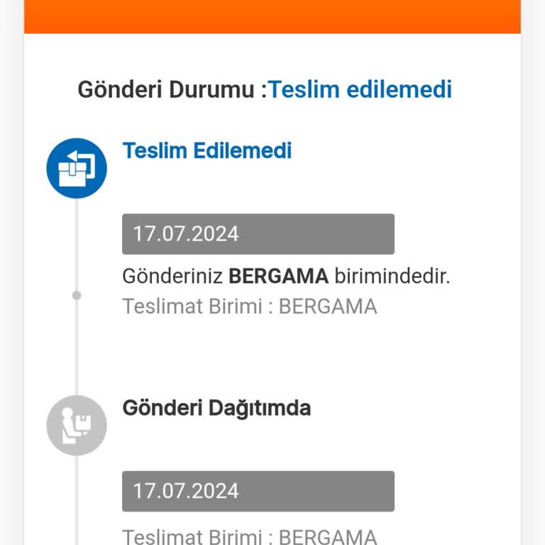 Bergama MNG Kargo Ürünü Kata Teslim Etmiyor.