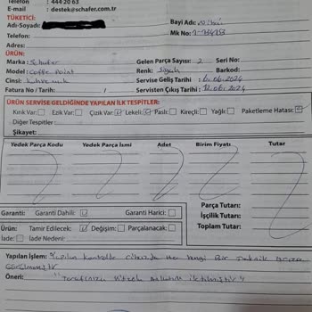 Schafer Türk Kahve Makinesi, 8 Ay Önce Aldım 1 Kere Bile Kullanamadım