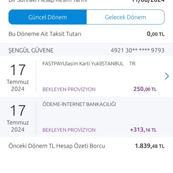 FastPay Hesaptan Parayı Çekti Fakat İstanbul Kartıma Yüklemedi