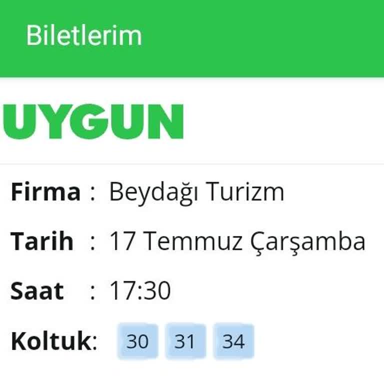 En Uygun Ve Beydağı Turizm Bilet Paralarımı Yediler