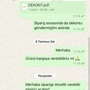 Maliav Butik (instagram: maliavdesign) Online Alışverişte Karşılaşılan Sorun Ve İade Talebi