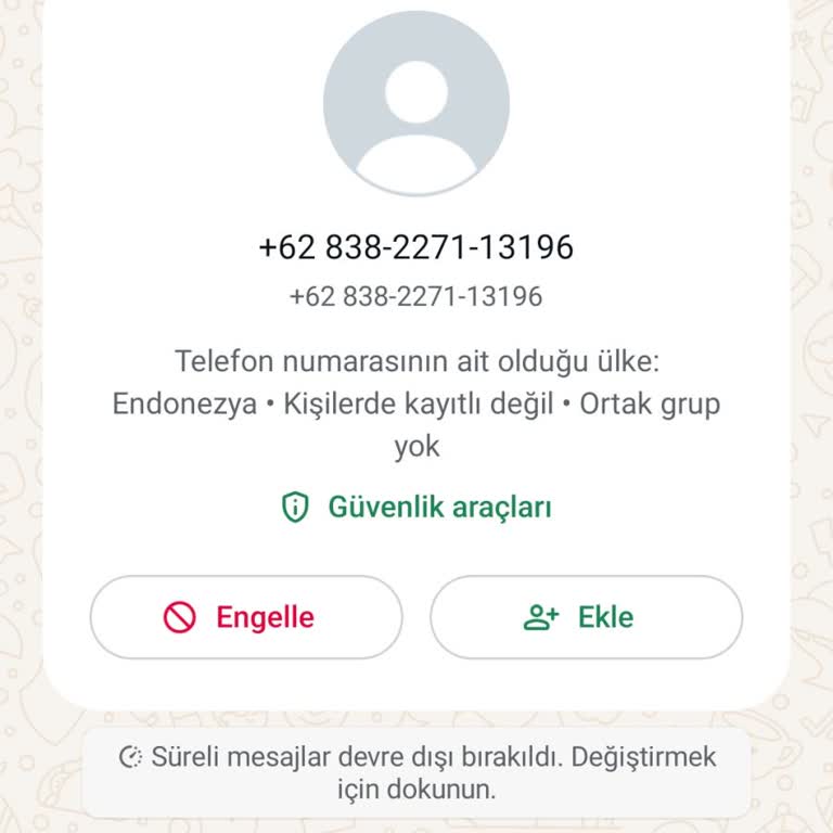 WhatsApp İzinsiz Finansal Hesap Ekleme Ve Güvenlik İhlali