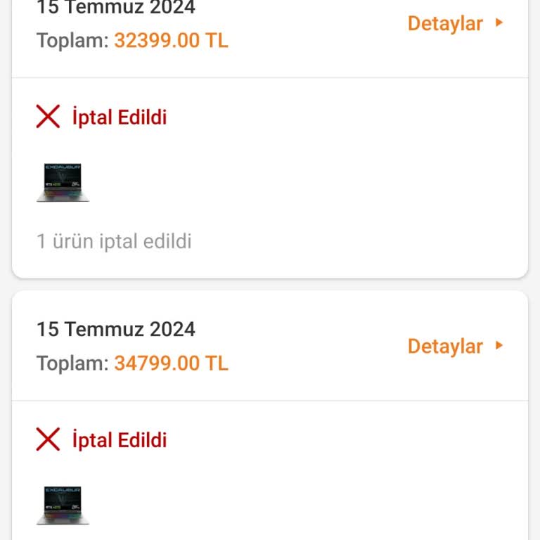 Trendyol Dan Sipariş Ettiğim Ürünlerimi Benden Habersiz İptal Ettiler