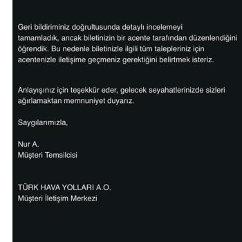 THY Açığa Aldığım Biletimi Kullanamıyorum