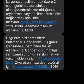 Aras Kargo Kargo Şubesi İşlemleri Ve Erişim Sorunları