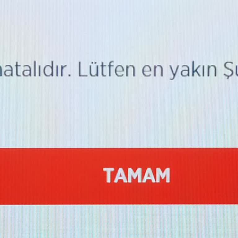 Ziraat Bankası Girdiğiniz Bilgiler Hatalı Uyarısı