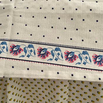 English Home Baskılı Yamuk Pike Takımı