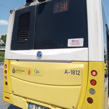 İETT - İstanbul Elektrik Tramvay Tünel İstanbul Halk Otobüsü Şoförü Tarafından Bıçaklı Tehdide Maruz Kaldım