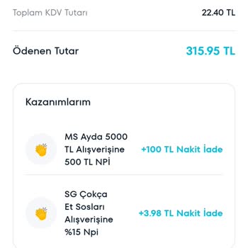 A101Hadi Kazanımlarım Hesaba Yatırılmadı.