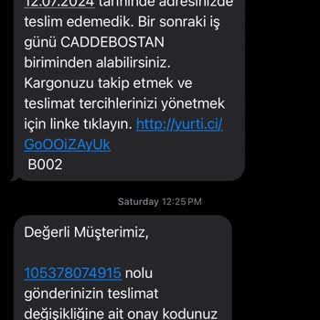 Yurtiçi Kargo Caddebostan Şube Kargomu Teslim Etmiyor