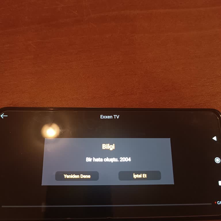 Exxen 2004 Hata Kodu Sorun Çözümü İstiyorum