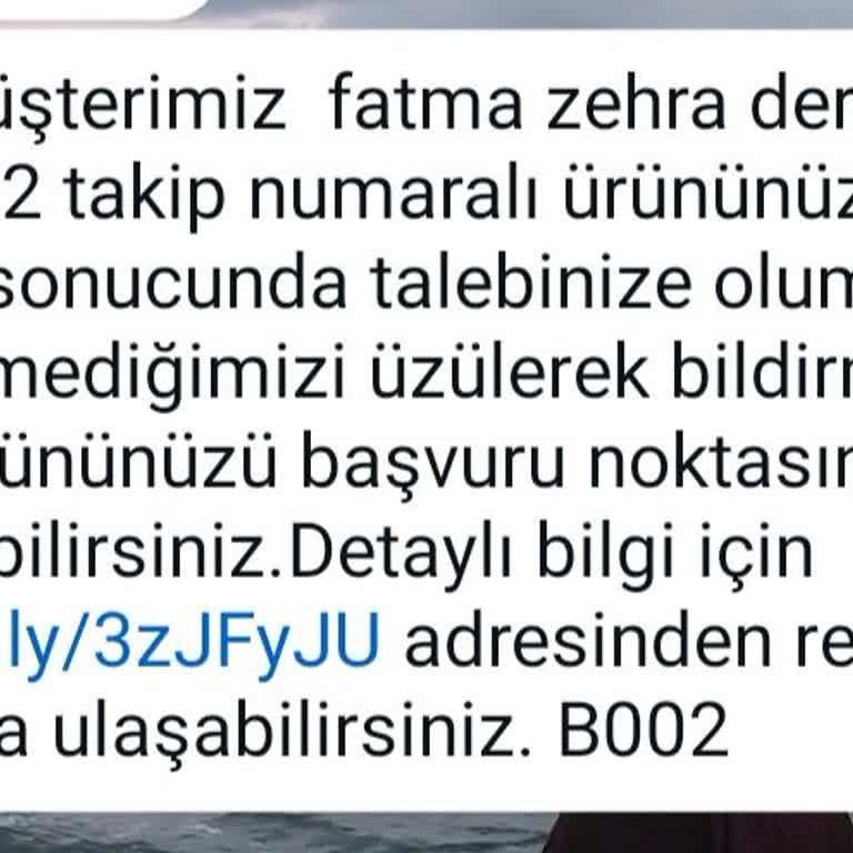 adidas İade Değişim Talebi