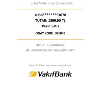 Sefamerve Para İadesi Yapmıyor