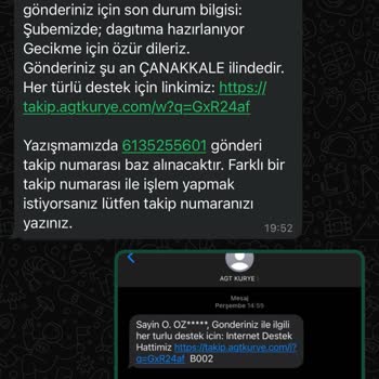 AGT Kurye (aynigunteslim.com) Türk Telekom'dan Satın Aldığım Ürün Teslim Edilmiyor!